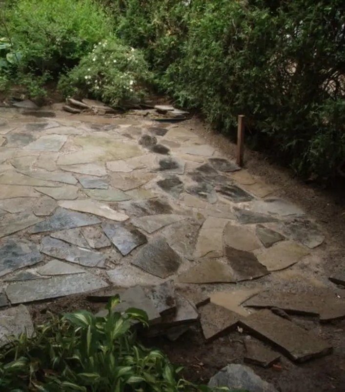 Random Flagstone walkway